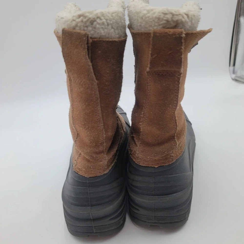 Coleman Adam Mens Brown Suede Insulated Winter Duck Hunting Boots Size 10M 74892